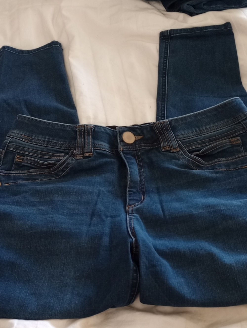 DEMOCRACY "AB TECHNOLOGY Straight Leg Women’s .id Rise Butt Lift Jeans